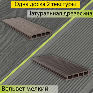 Купить Террасная доска CM Decking VINTAGE пустотелая 4000х140х25мм Wenge (Венге) в Кемерове