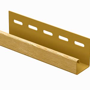 J-планка Ю-Пласт Timberblock Дуб 3050мм  — Золотой