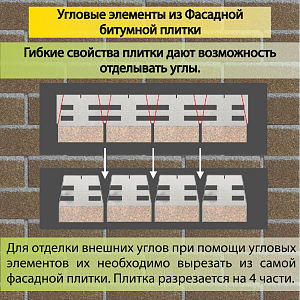 Купить Фасадная битумная плитка Docke PREMIUM BRICK  2 м2/уп Бежевый в Кемерове