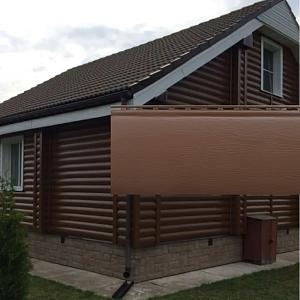 Панель акриловая однопереломная Blockhouse АП 3100х200мм 0.63м2  — Орех темный