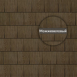 Фасадная панель Ю-Пласт Hokla S-Lock Щепа 2000х206мм 0.41м2  — Можжевеловый
