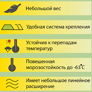 Купить Панель виниловая Аляска Классик Альта-Профиль 3000х205мм Гарден в Кемерове