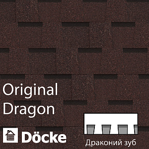 Купить Ламинированная черепица Docke PIE ORIGINAL DRAGON 2.38м2/уп Кварц в Иркутске