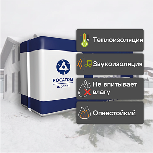 Базальтовая теплоизоляция UMATEX Termo Smart (XL) 100 1200x600мм (0.576м3), уп.