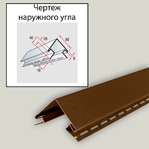 Купить Планка наружный угол Премиум 