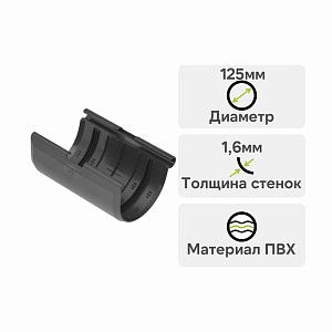 Муфта желоба Альта-Профиль "Элит" ПВХ  — Графит
